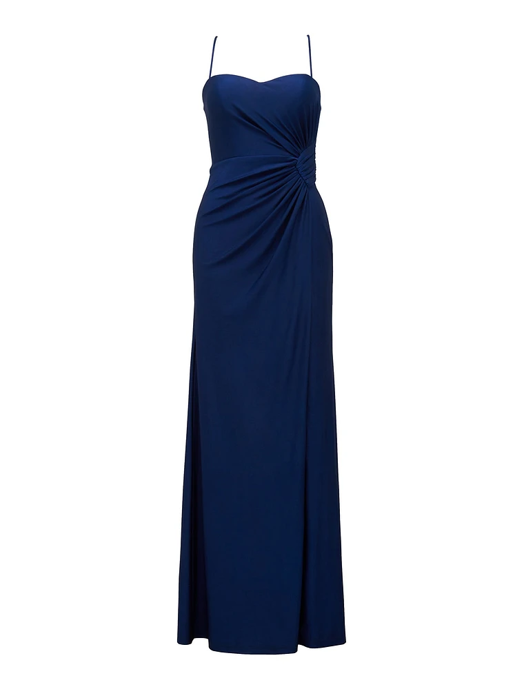 Adrienne Strappy Gown Azure Blue - 0 to 12 Women's Occasion Dresses