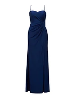 Adrienne Strappy Gown Azure Blue - 0 to 12 Women's Occasion Dresses