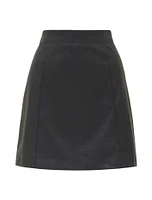 Eleni Vegan Leather Mini Skirt