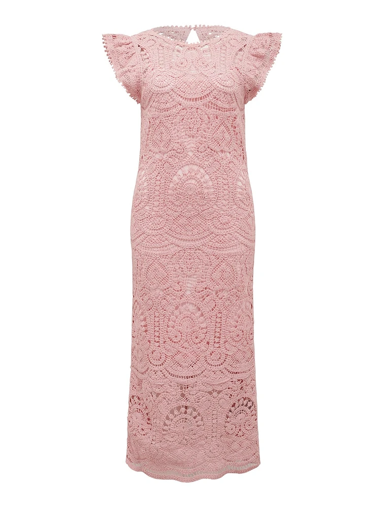 Lilly Lace Midi Dress