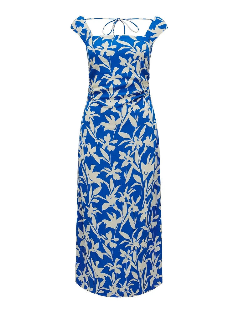 Luella Ruched Waist Midi