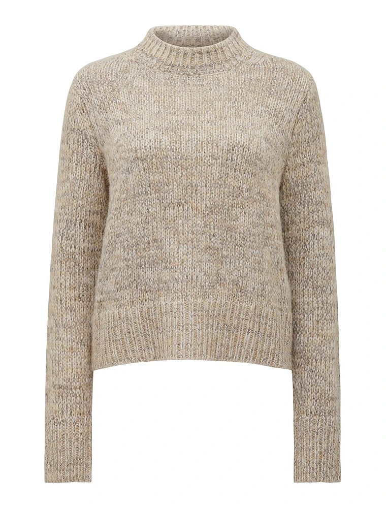 Frankie Stand-Neck Sweater