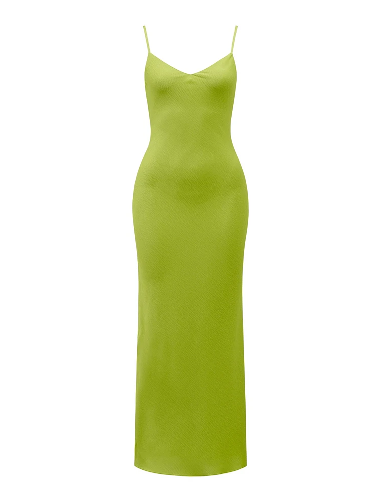 Fern Textured Slip Dress