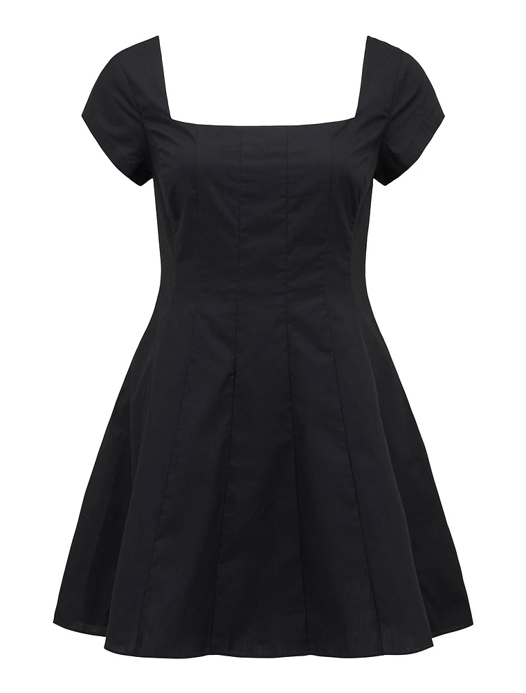 Regina Petite Cap-Sleeve Mini Dress