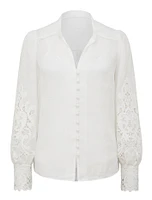 Aria Lace Detail Blouse