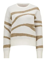 Jade Patterned Knit Jumper