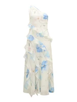 Belle Petite One Shoulder Gown