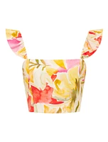 Penelope Bustier Statement Print - 0 to 12 Women's Tops