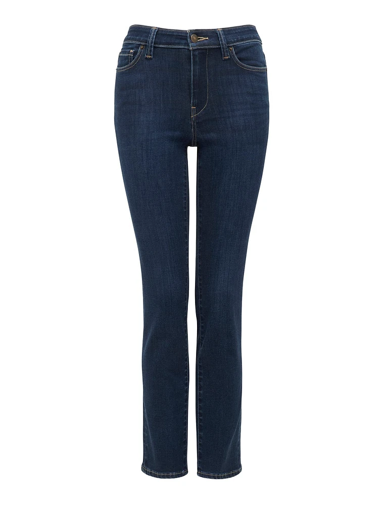 Fran Straight-Leg Cropped Jeans