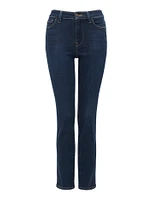 Fran Straight-Leg Cropped Jeans