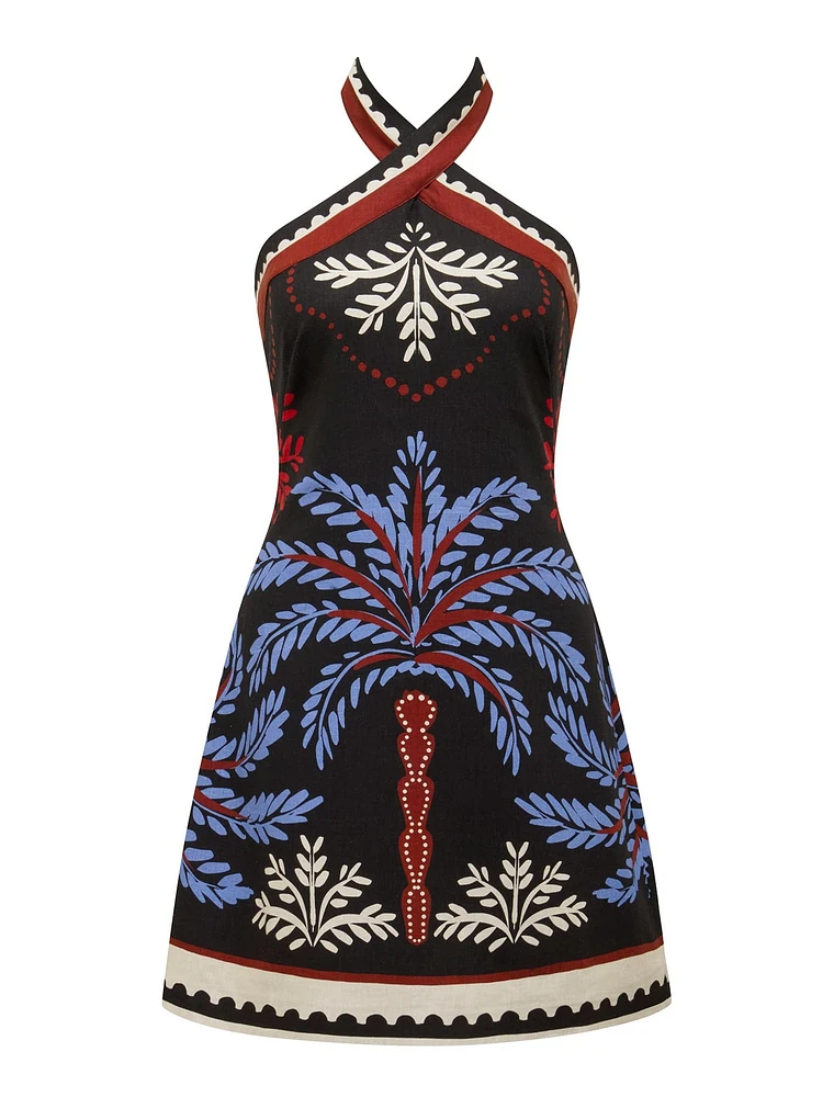 Adara Halter Neck Mini Dress
