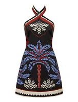 Adara Halter Neck Mini Dress
