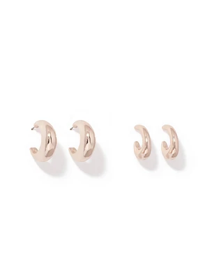 Carla Curve Earrings Two-Pack