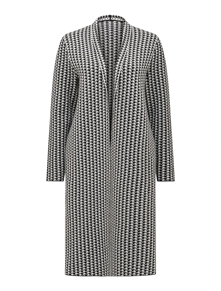 Brook Jacquard Cardi Coat