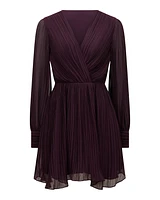 Genevieve Pleated Mini Dress