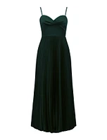 Chloe Pleated Midi Dress