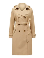 Maggie Petite Water Resistant Trench