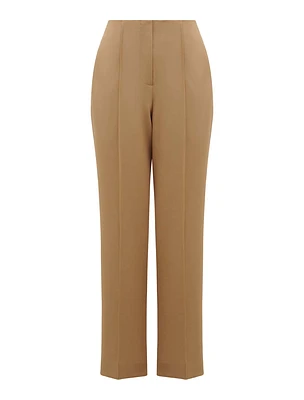 Zali Petite Pintuck Straight-Leg Pants