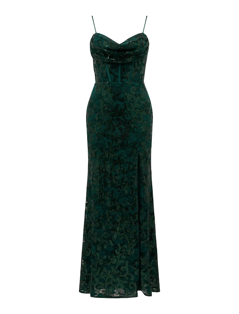 Willa Sequin Maxi Dress