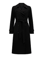 Leanne Crepe Trench Coat