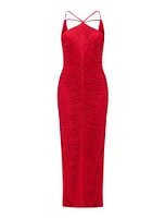 Quinn Fringe Bodycon Maxi