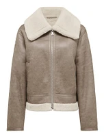 Jamie Shearling Aviator Jacket