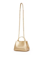 Signature Mackenzie Metal-Handle Mini Bag