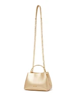 Signature Mackenzie Metal-Handle Mini Bag