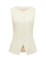 Toni High Neck Waistcoat