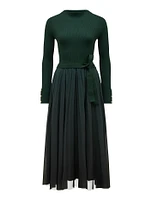 Kaylie Pleated Dress