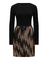 Kylie Sequin Knit Dress