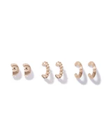 Hadley Small Hoop Earrings Multi-Pack