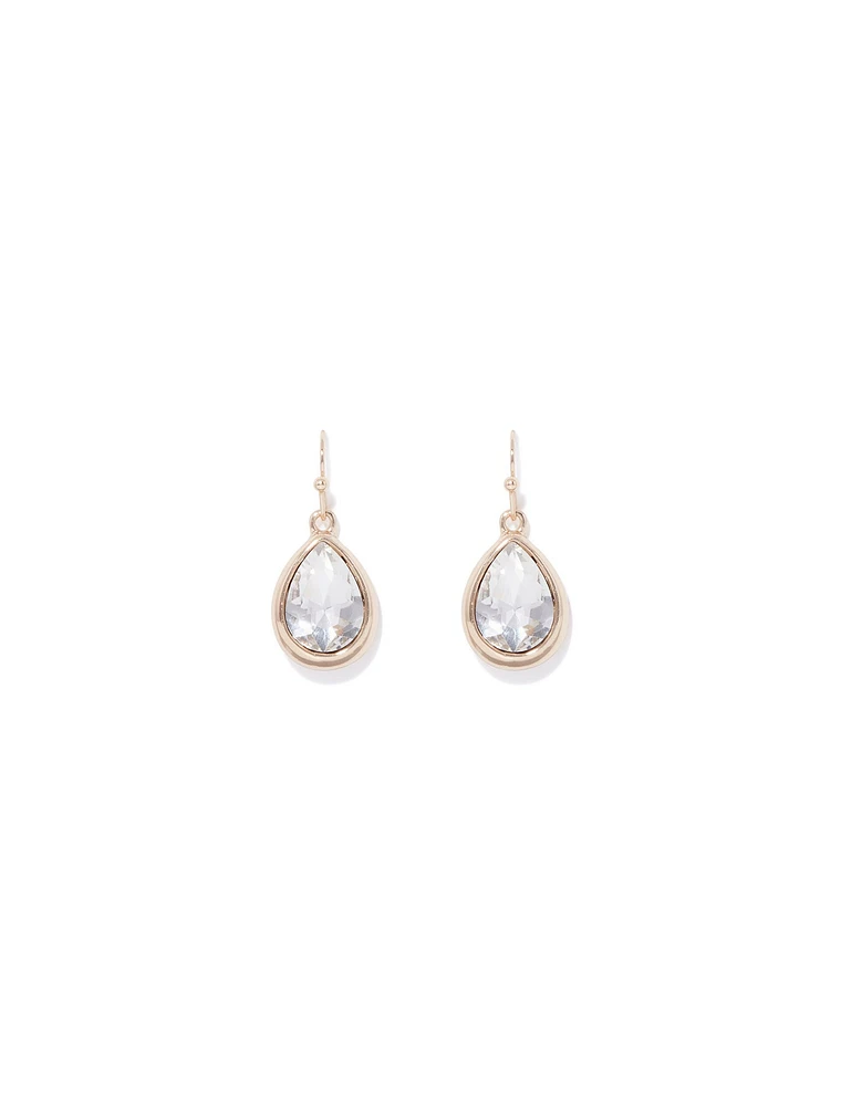 Goldie Glass Teardrop Earrings