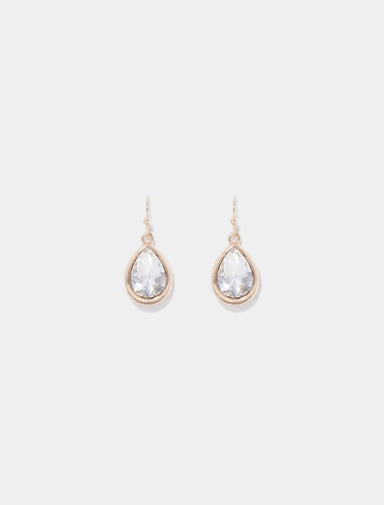 Goldie Glass Teardrop Earrings