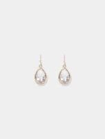 Goldie Glass Teardrop Earrings