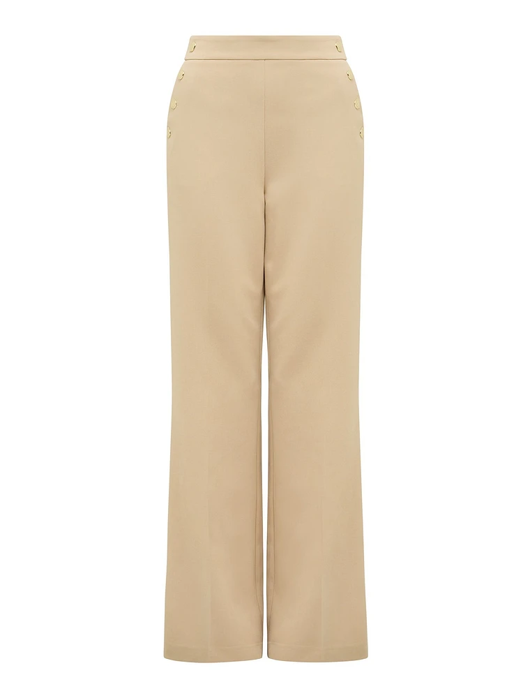 Kehlani Button Wide Leg Pant