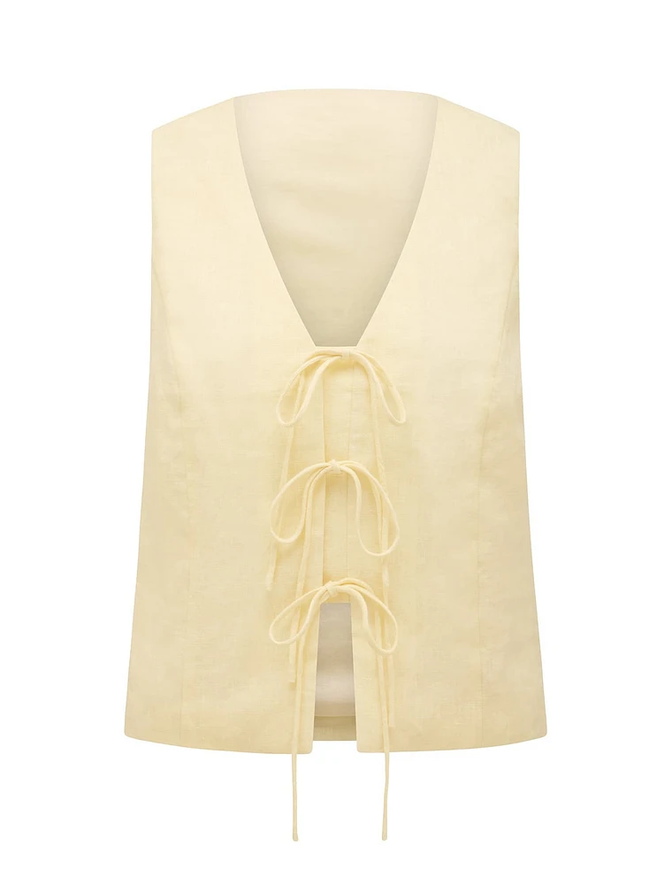 Erin Tie Front Waistcoat