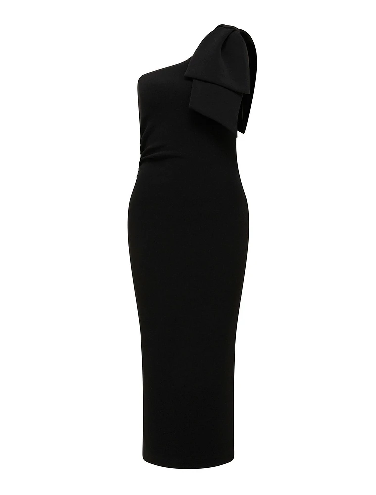 Jade Bow Bodycon Midi Dress
