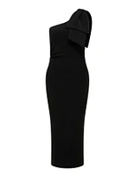 Jade Bow Bodycon Midi Dress