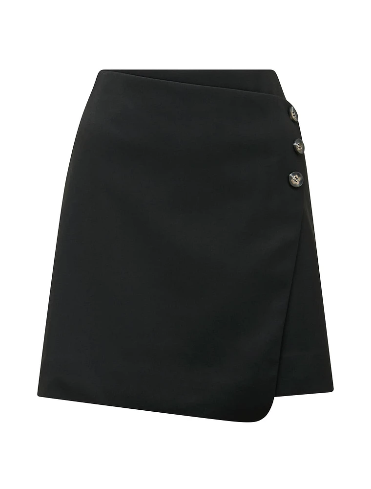 Lettie Wrap Mini Skirt