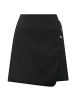 Lettie Wrap Mini Skirt