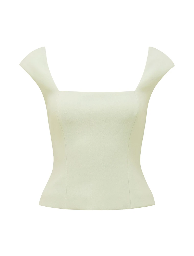 Yas Square-Neck Top