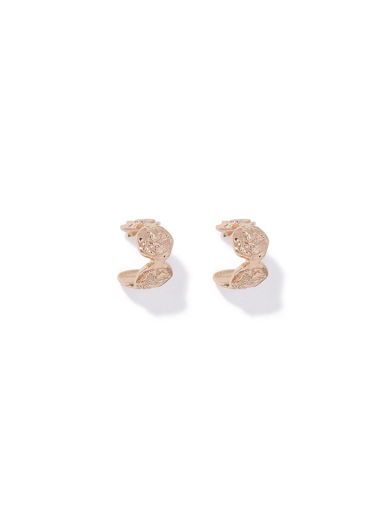 Signature Carley Disc Hoop Earrings