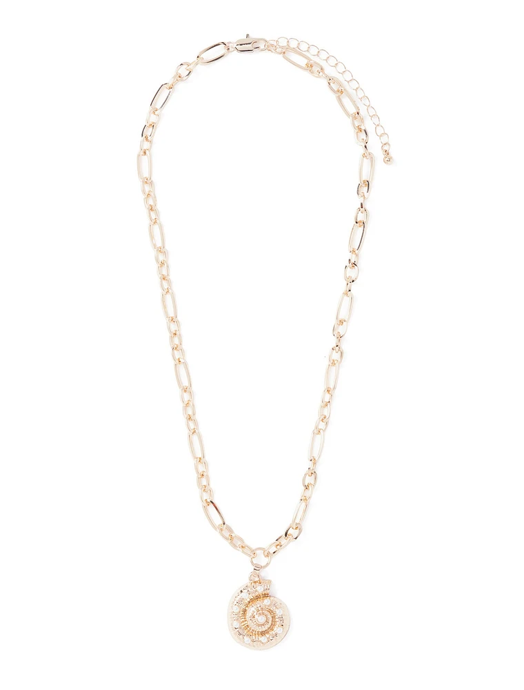 Signature Selene Shell Pendant Necklace