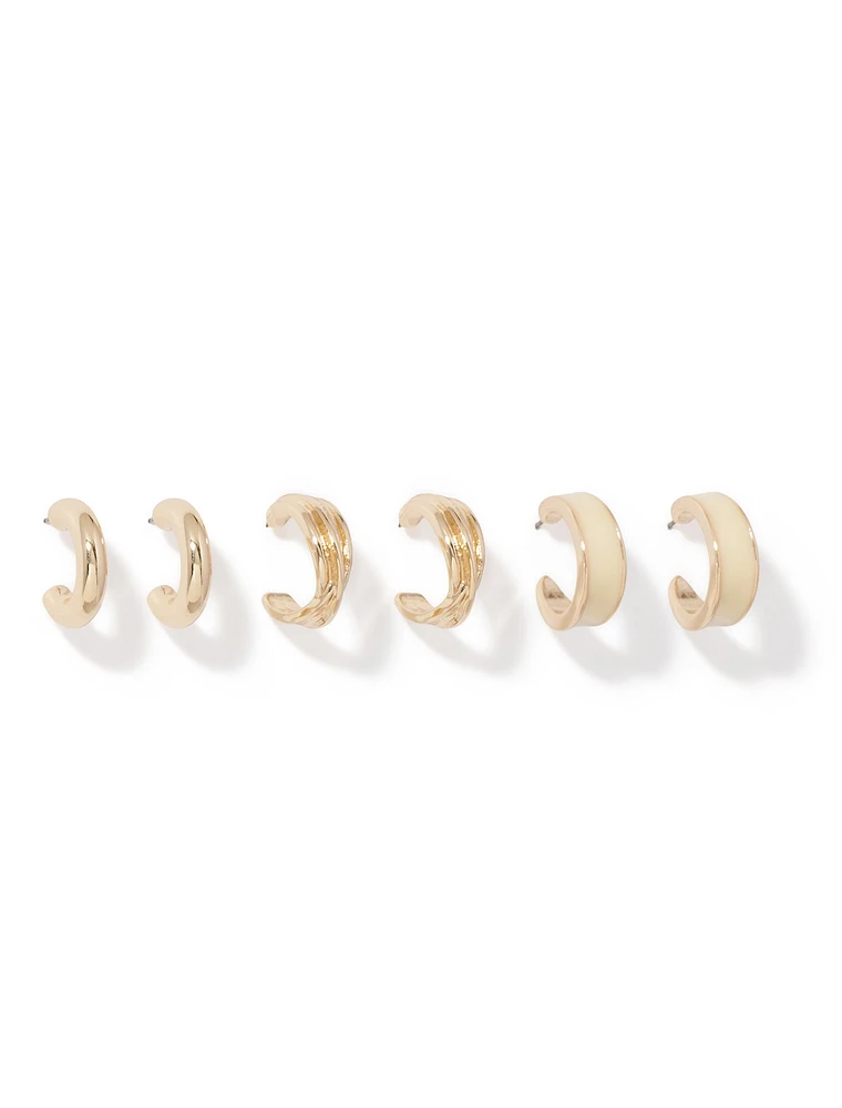 Lilith Mixed Hoop Earrings Multipack