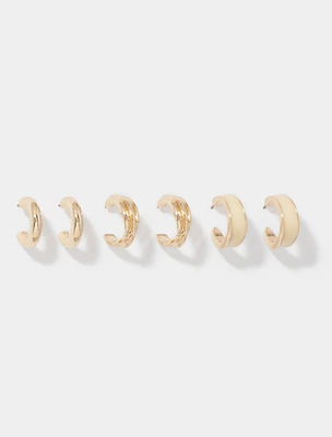 Lilith Mixed Hoop Earrings Multipack