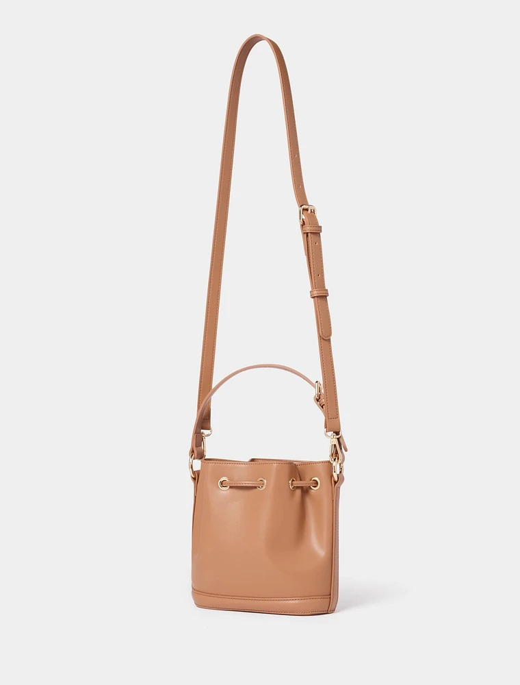 Signature Delany Drawstring Bucket Bag