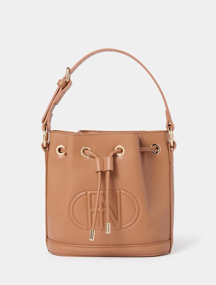 Signature Delany Drawstring Bucket Bag