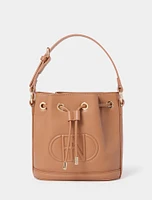 Signature Delany Drawstring Bucket Bag