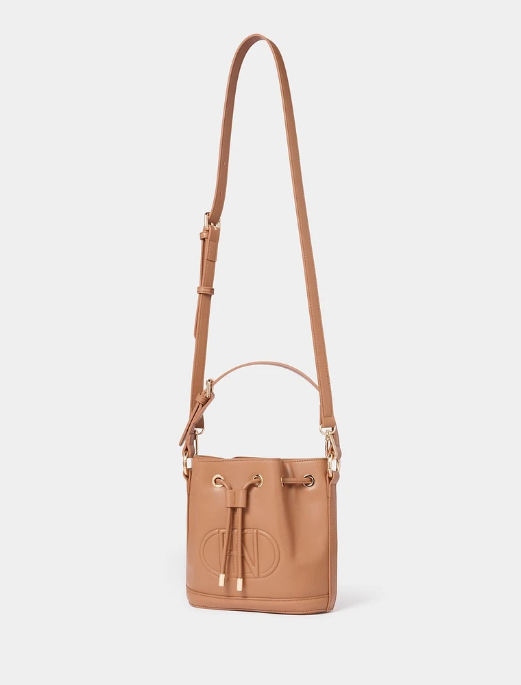 Signature Delany Drawstring Bucket Bag